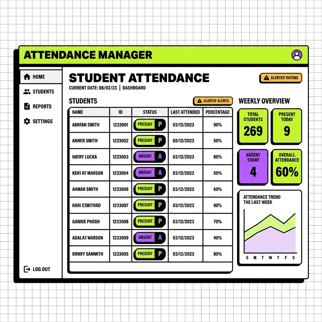 Time & Attendance Manager interface preview