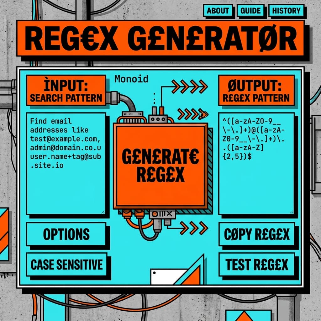 Regex Generator interface preview
